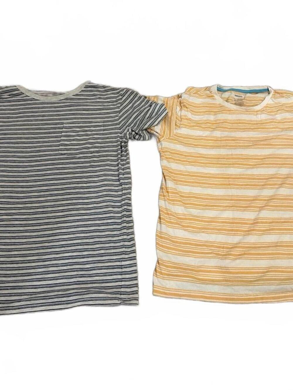 Boys Lot of Striped Casual T-Shirts XL Husky